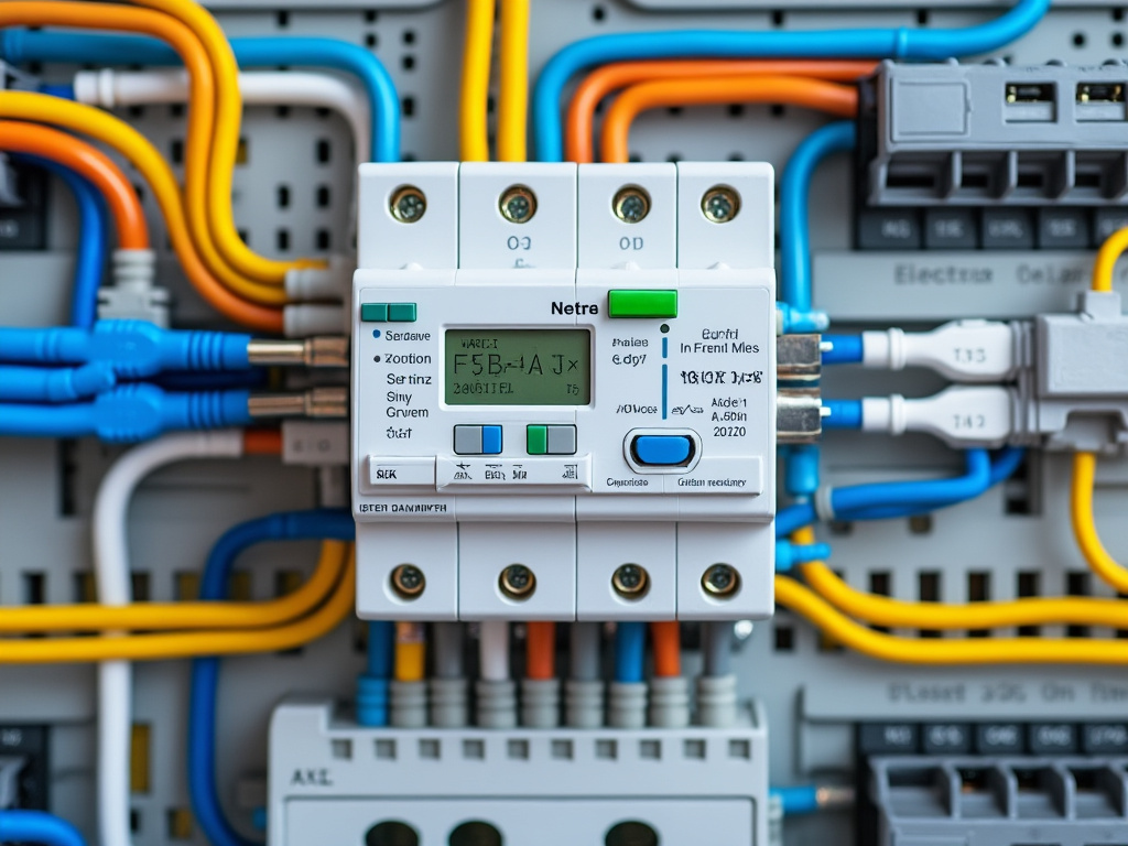 Interrupteur différentiel branché dans un tableau électrique