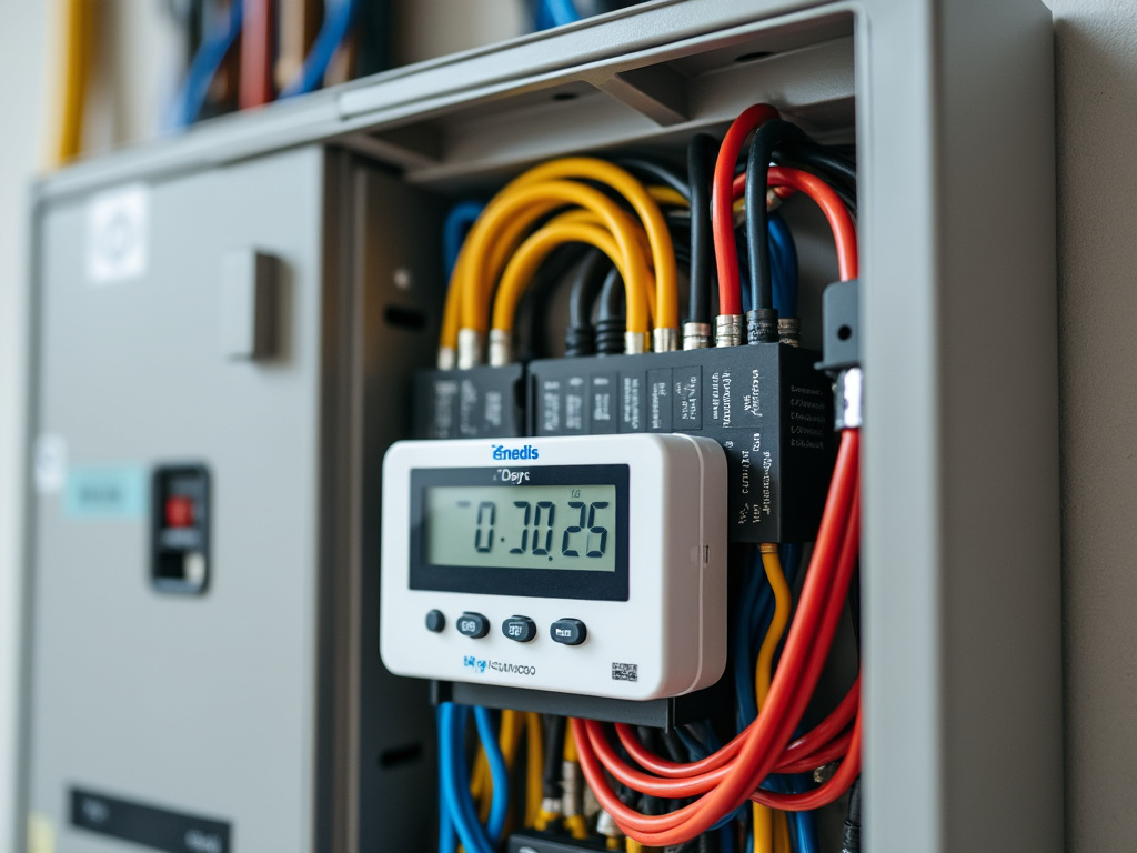 Compteur électrique Enedis dans un logement propre