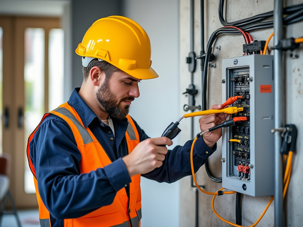 Installation électrique soignée dans un logement rénové