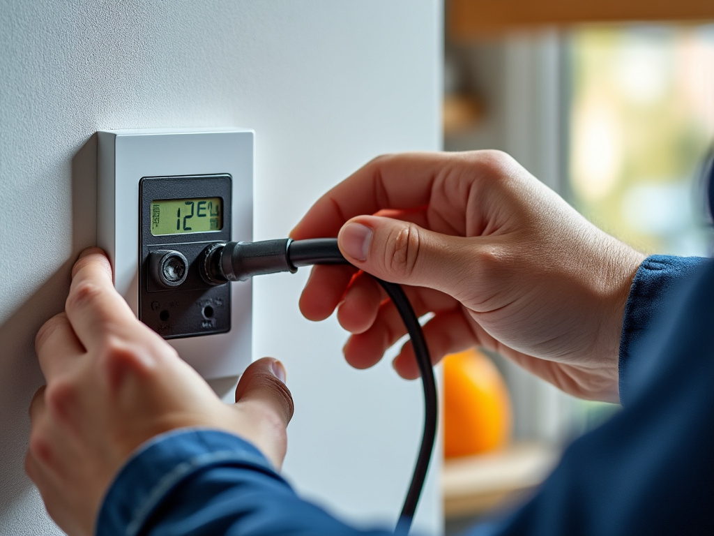 Vérification de la prise électrique avec un testeur de terre
