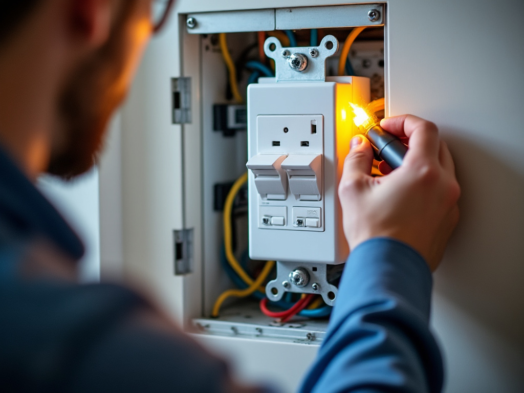Test d’un interrupteur différentiel par un professionnel