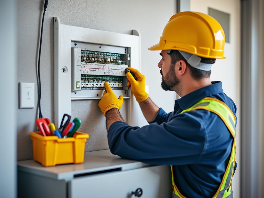 Inspection d’un tableau électrique avec protections différentielles