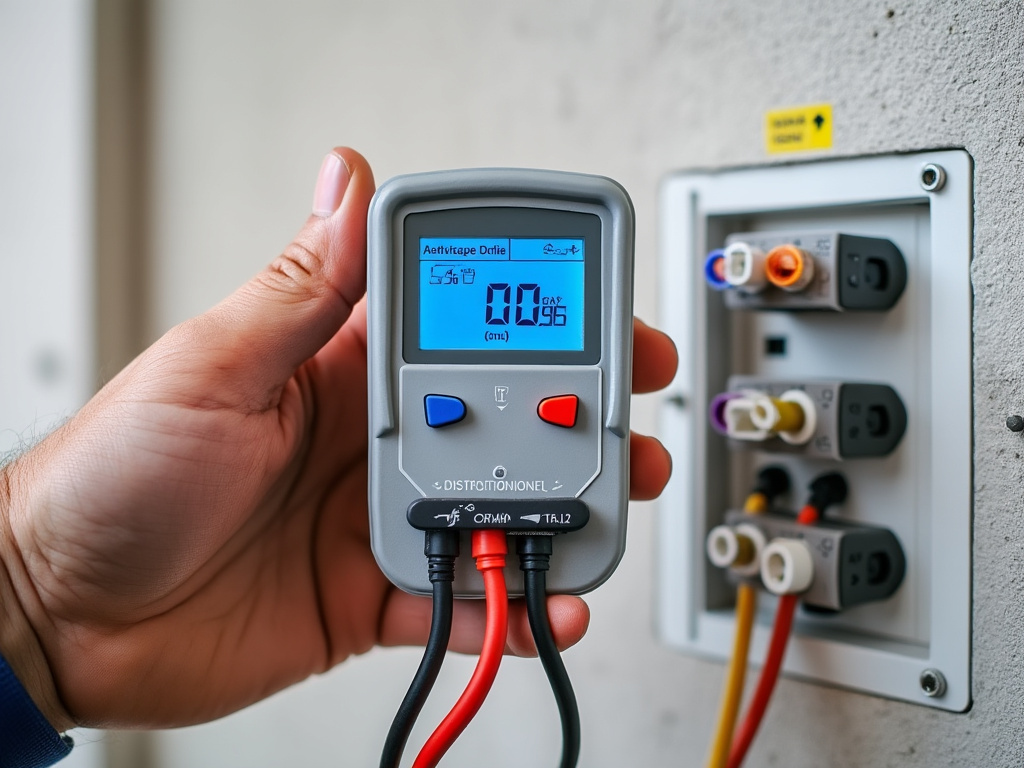 Bornes de connexion d’un disjoncteur différentiel 30mA en logement rénové
