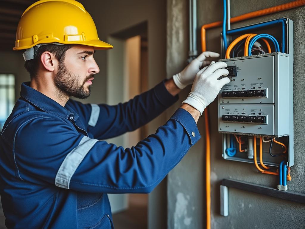 Contrôle d'un disjoncteur différentiel dans un tableau électrique