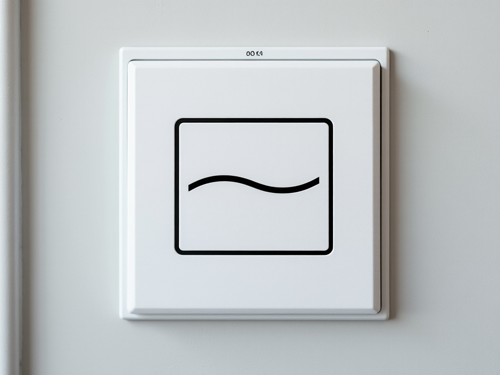 Symbole schématique d’un disjoncteur différentiel sur un plan électrique