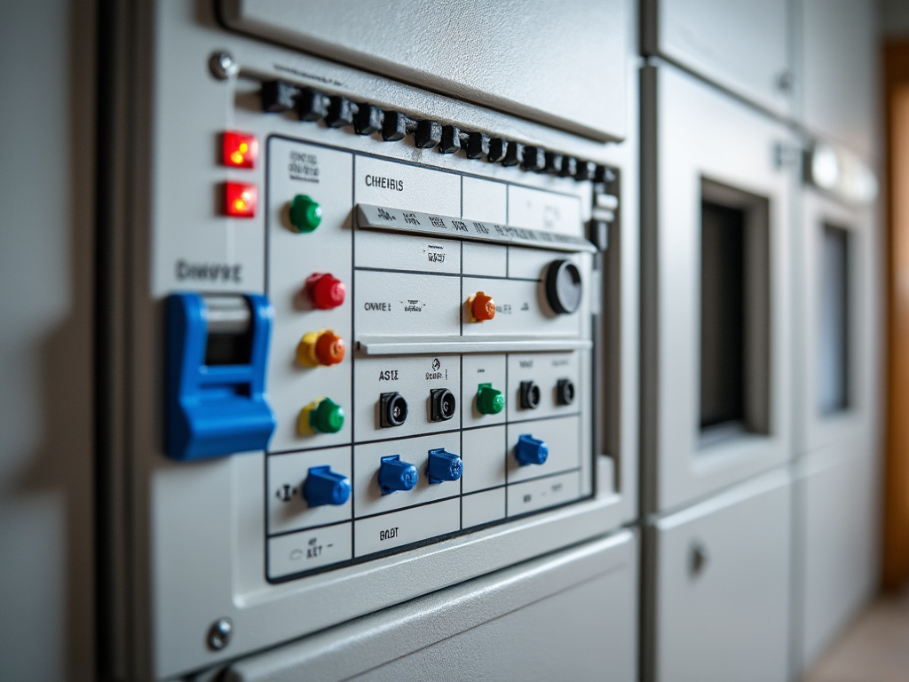 Schéma partiel d'un tableau électrique avec repérage des circuits