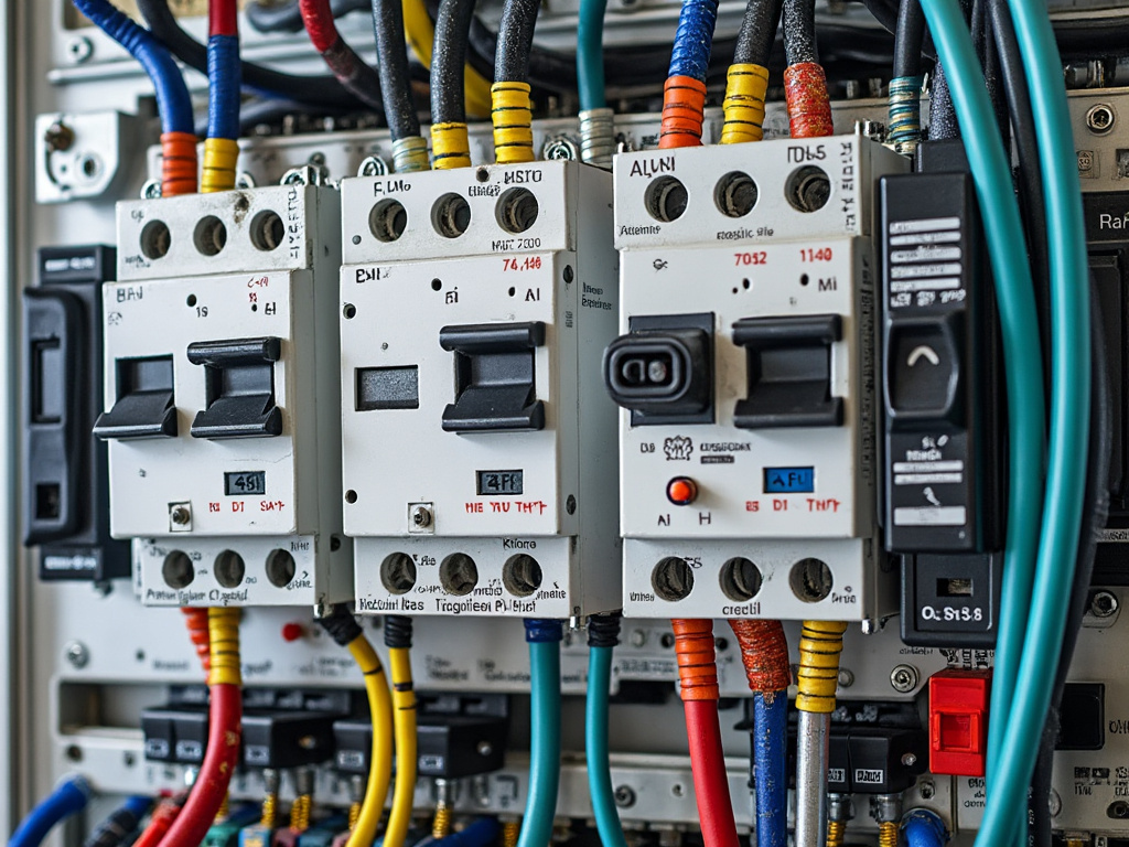Tableau électrique comprenant disjoncteurs et interrupteurs différentiels