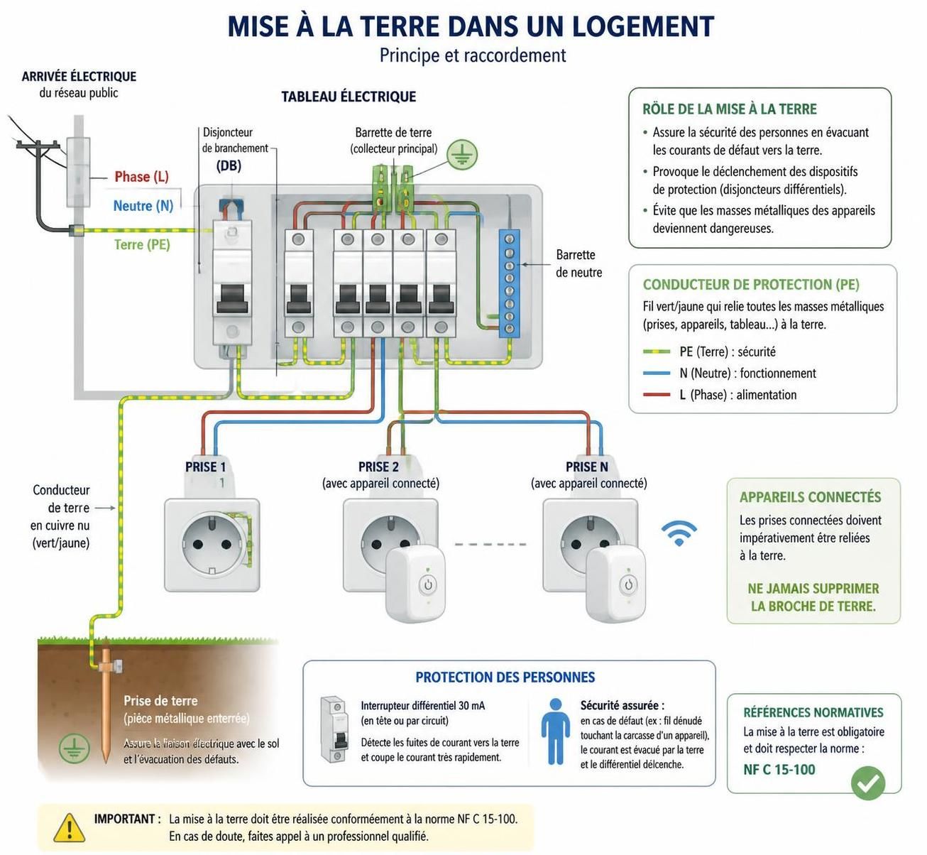 découvrez l'utilité d'un adaptateur prise sans terre et apprenez à l'utiliser en toute sécurité pour protéger vos appareils et votre domicile.