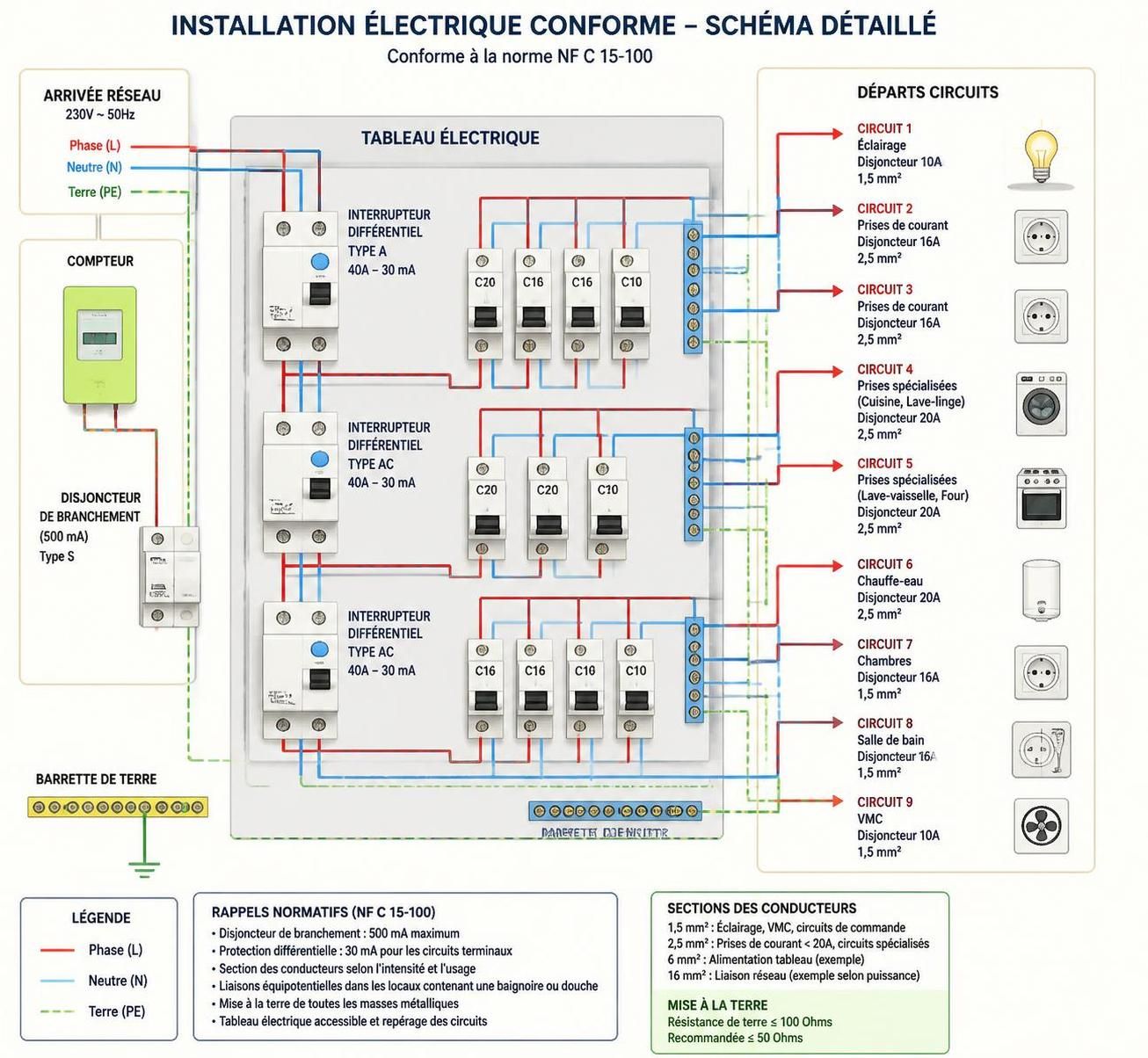 découvrez les étapes essentielles pour réaliser une installation électrique sécurisée chez vous, garantissant confort et protection contre les risques électriques.