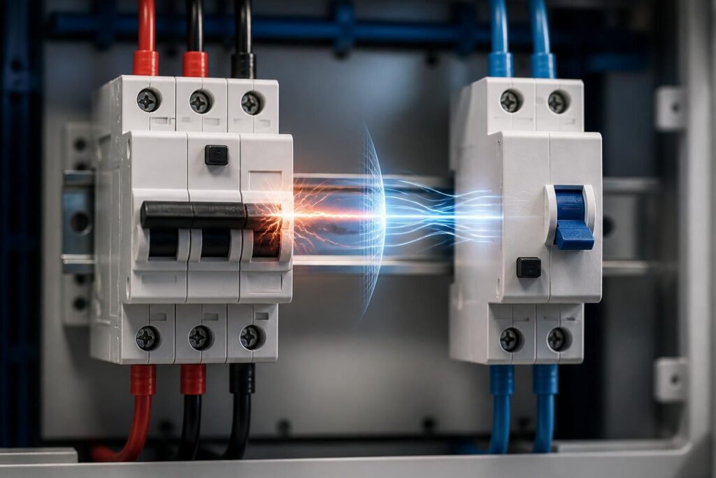 découvrez les différences essentielles entre disjoncteur différentiel et interrupteur différentiel, et comprenez leurs fonctions clés pour assurer la sécurité électrique de votre installation.