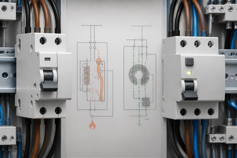 découvrez les différences essentielles entre disjoncteur et interrupteur différentiel, leurs fonctions et leur importance pour assurer la sécurité électrique de votre installation.