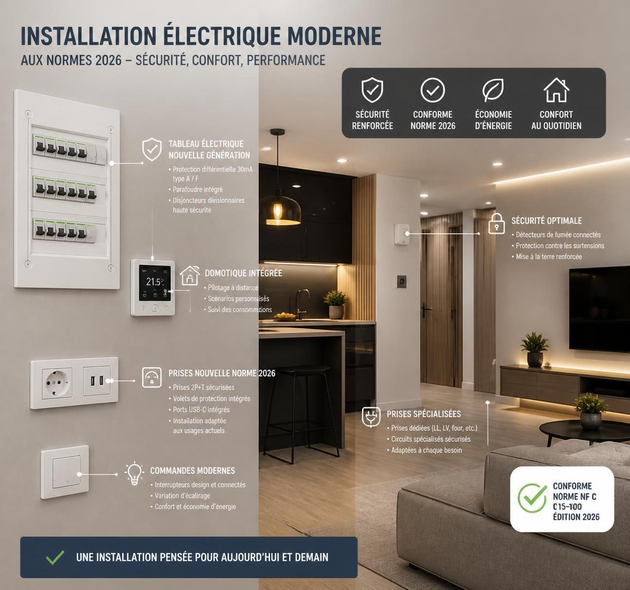 découvrez les nouvelles normes des prises électriques en 2026 et préparez votre installation électrique conformément aux exigences pour garantir sécurité et conformité.