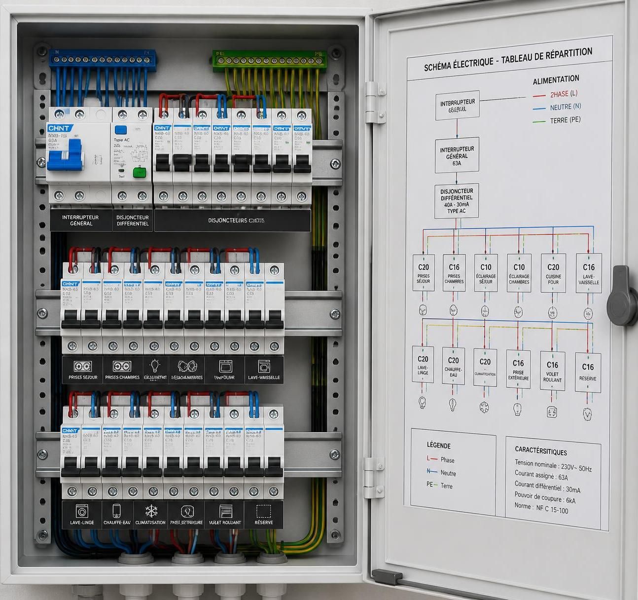 découvrez ce que le consuel contrôle lors de la réception d'une installation électrique pour garantir la sécurité et la conformité aux normes en vigueur.