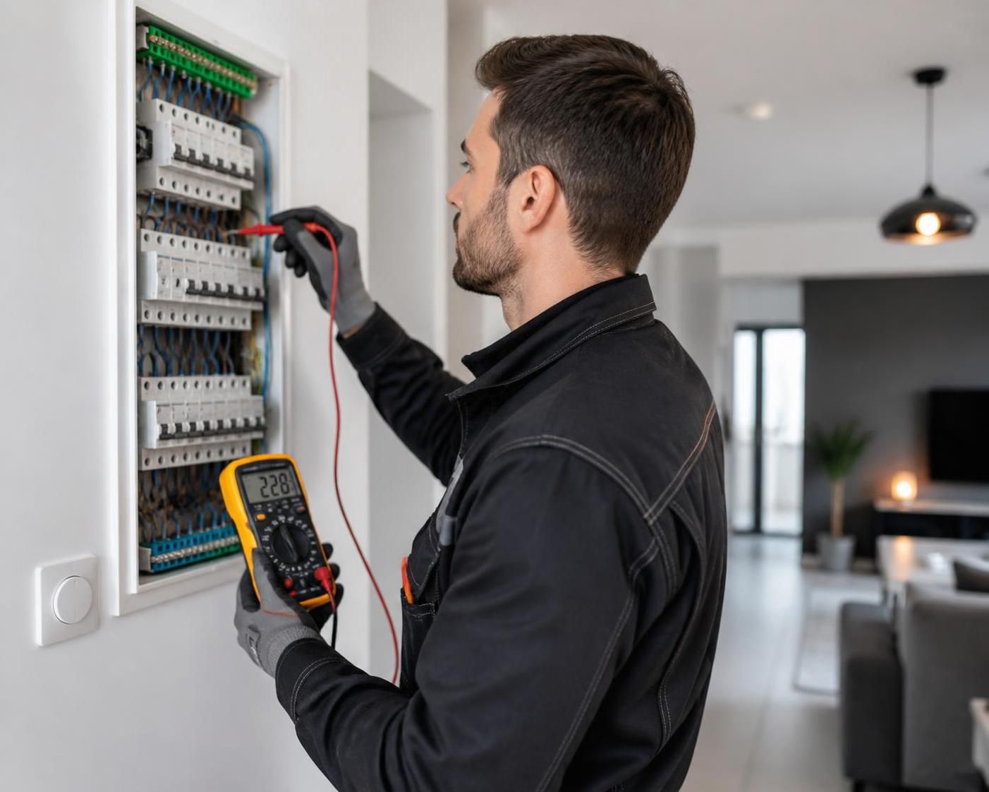 découvrez le prix moyen d'un électricien à l'heure en 2026 et obtenez des conseils pour bien estimer votre budget travaux électriques.
