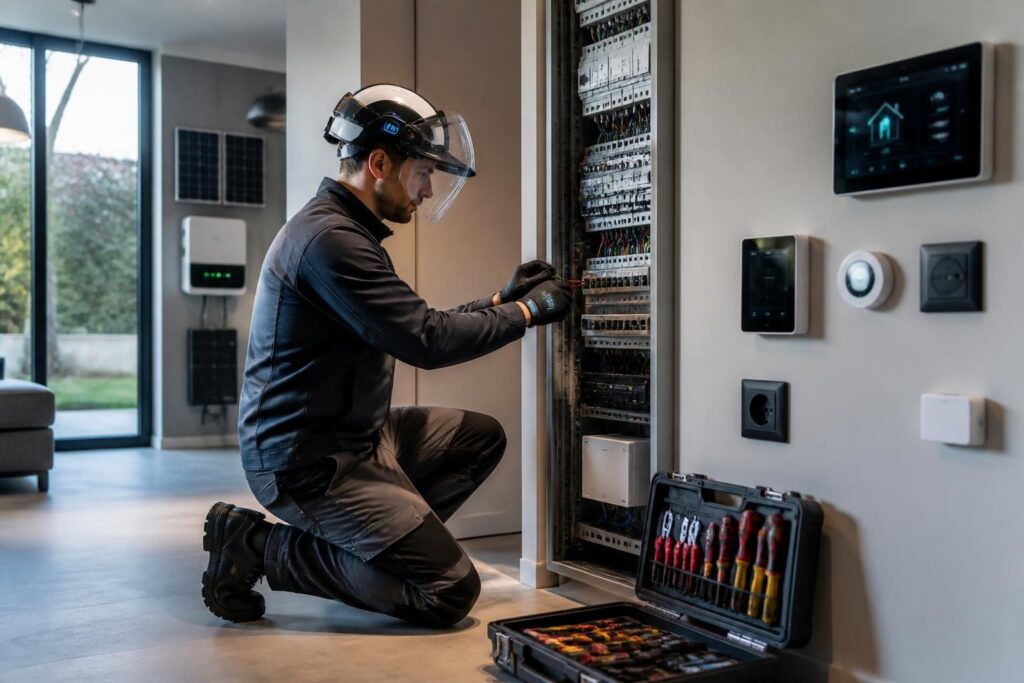 découvrez le prix moyen d'un électricien en 2026 et obtenez des informations fiables pour estimer le coût de vos travaux électriques.