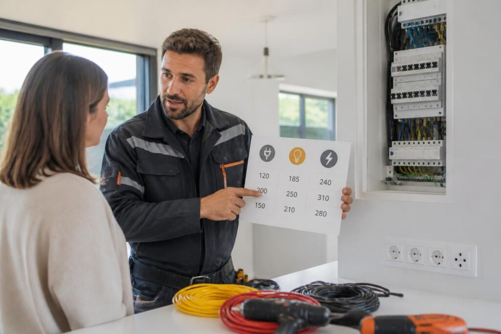 découvrez les tarifs d'un électricien en 2026 et apprenez comment comparer les offres pour trouver le meilleur rapport qualité-prix pour vos travaux électriques.