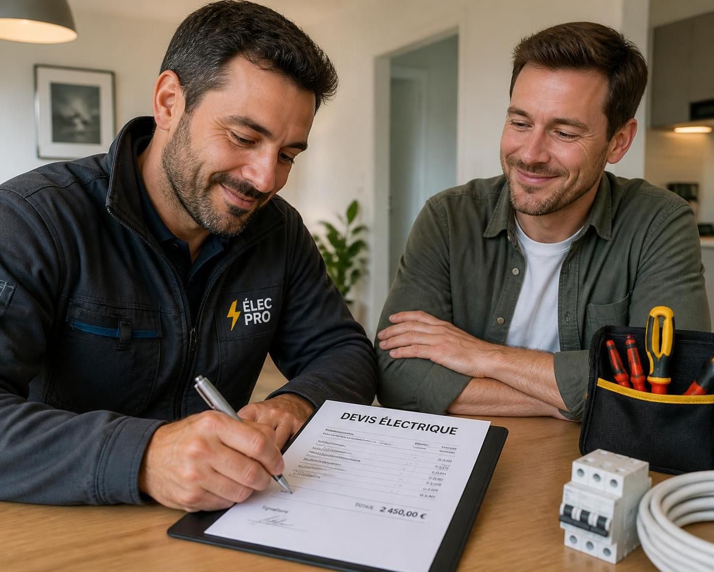 découvrez le tarif horaire moyen d'un électricien en 2026 et les facteurs qui influencent ce prix pour mieux planifier vos travaux électriques.