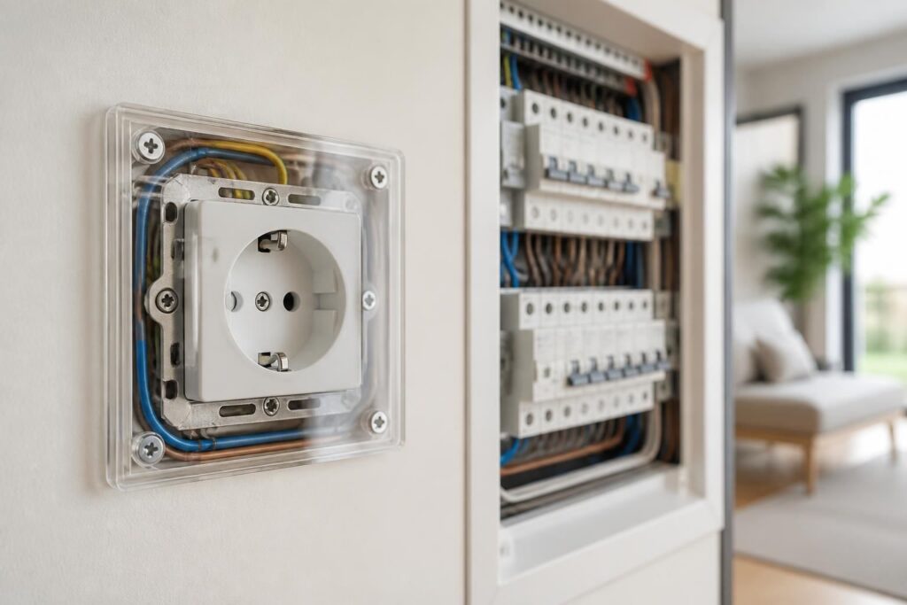 découvrez les normes électriques à respecter en 2026 pour l'installation sécurisée et conforme d'une prise électrique dans votre habitation.