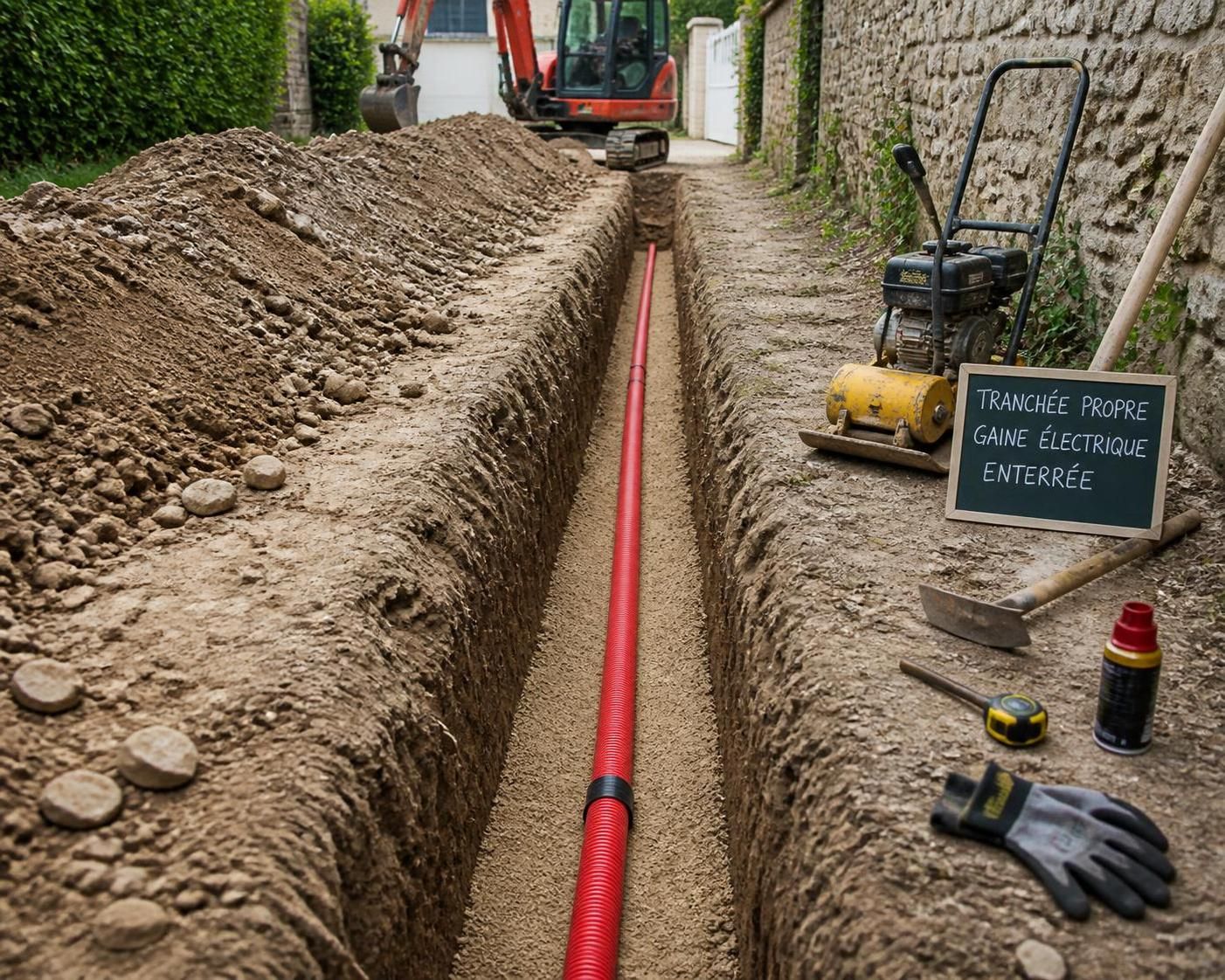 découvrez les étapes essentielles pour enterrer une gaine électrique en toute sécurité, garantir une installation conforme et protéger vos câbles contre les risques.