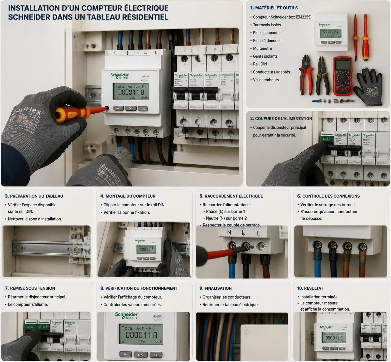 découvrez notre guide complet pour bien choisir et installer votre compteur électrique schneider, avec des conseils pratiques et des astuces pour une installation optimale.