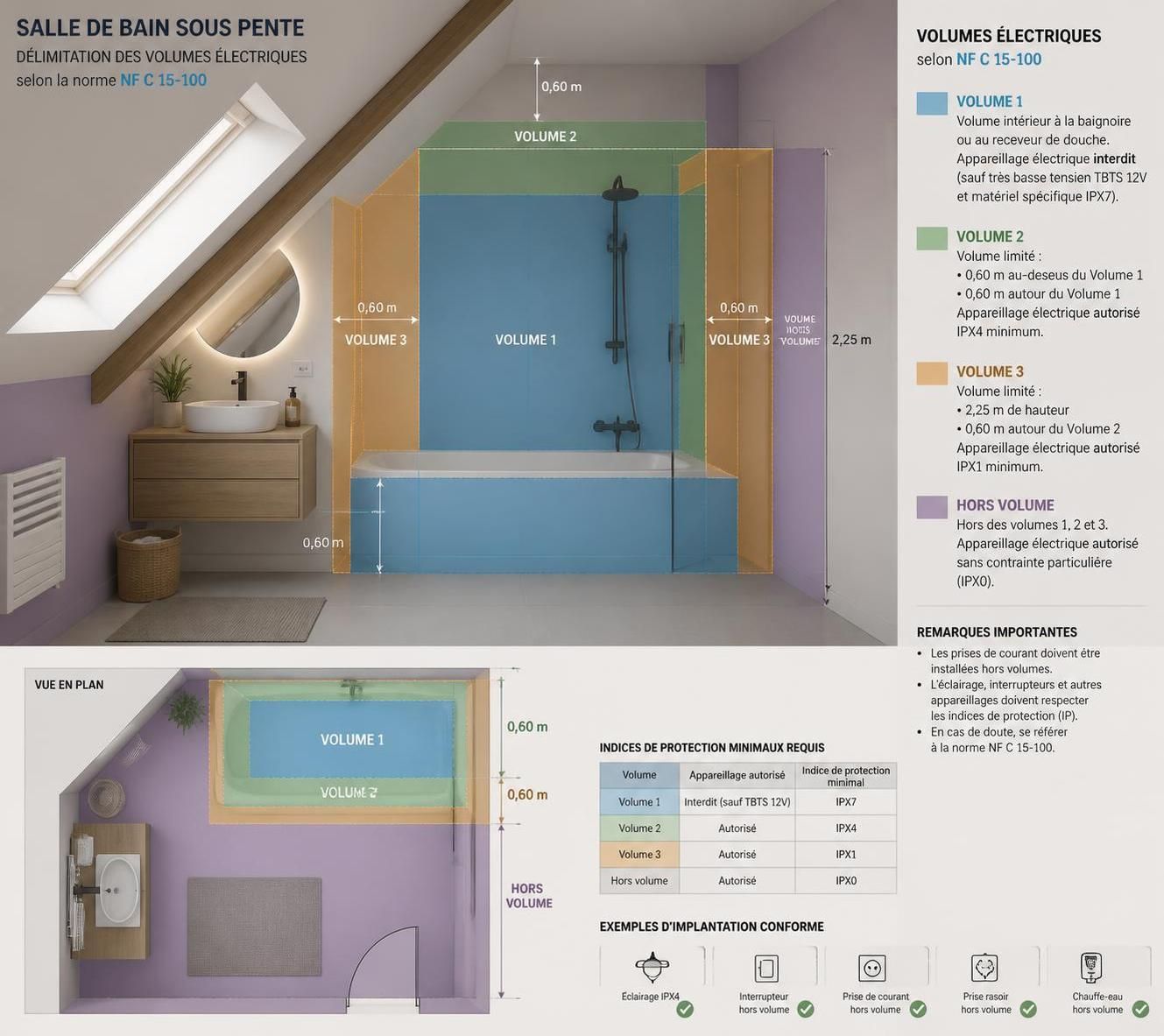 découvrez les normes électriques essentielles pour la salle de bain afin d'assurer sécurité et conformité. guide pratique pour prévenir les risques et respecter la réglementation.