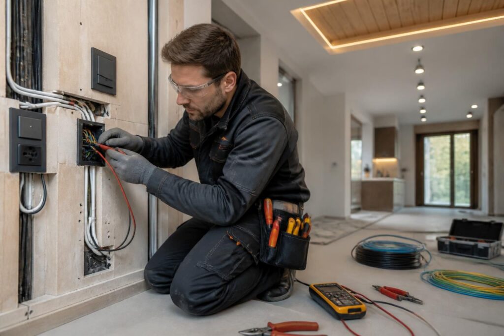 découvrez le coût estimé de l'installation électrique pour une maison de 80m² en 2026, avec des conseils pour budgétiser efficacement vos travaux.