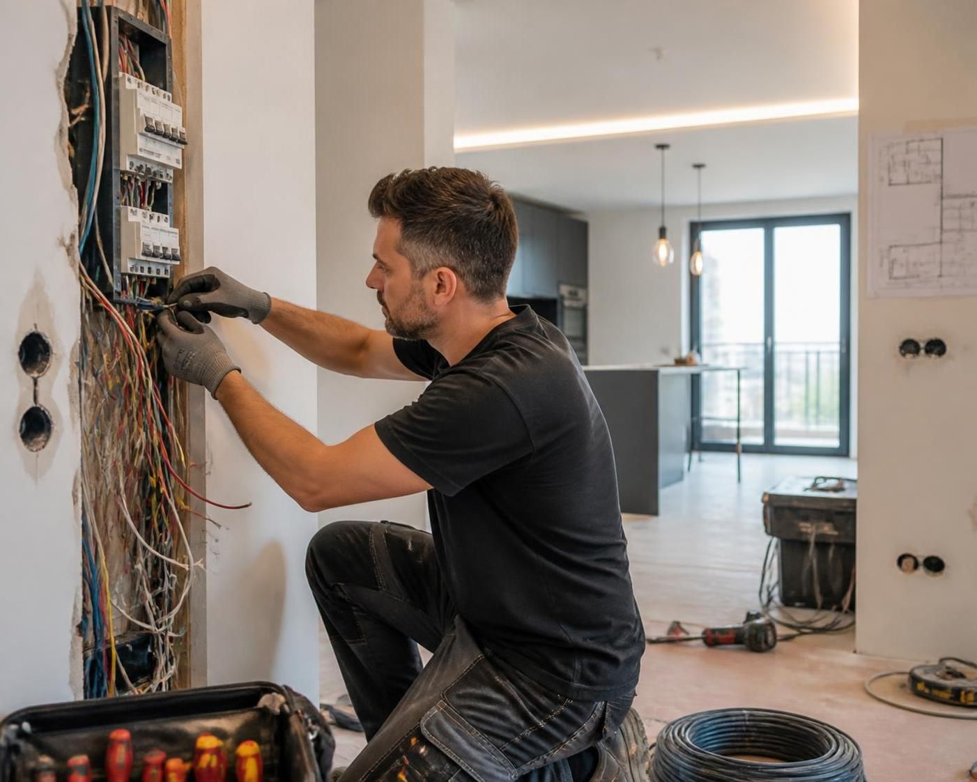 découvrez le prix moyen d'une rénovation électrique dans un appartement en 2026, les facteurs influençant le budget et des conseils pour bien planifier vos travaux.
