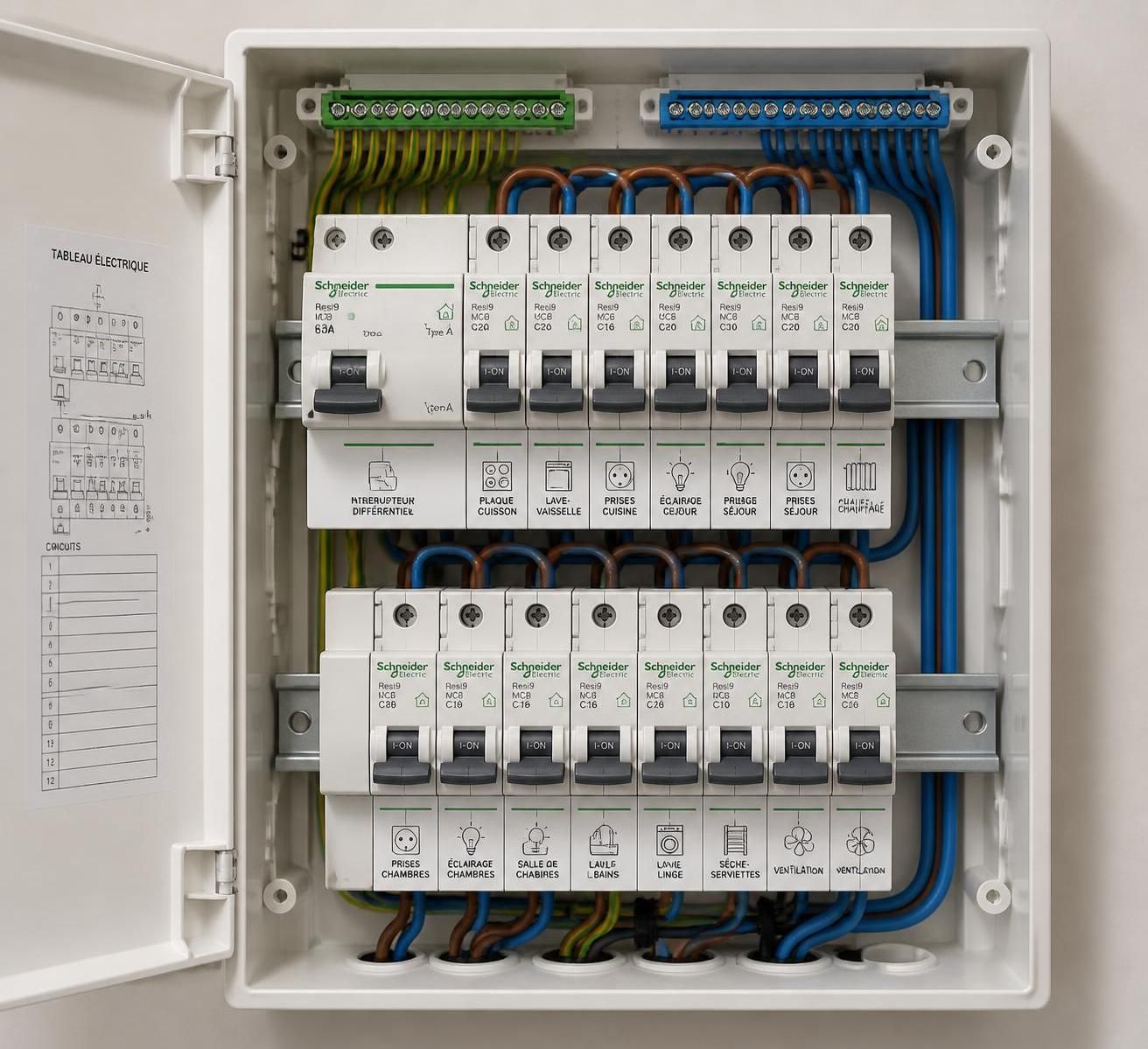 découvrez notre guide complet pour bien choisir et installer un tableau électrique 2 rangées, avec des conseils pratiques et des étapes détaillées pour assurer sécurité et efficacité.