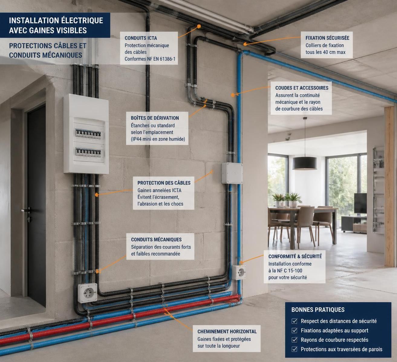 découvrez tout ce qu'il faut savoir sur la gaine électrique : définition, types, installation et conseils d'utilisation pour sécuriser vos installations électriques.