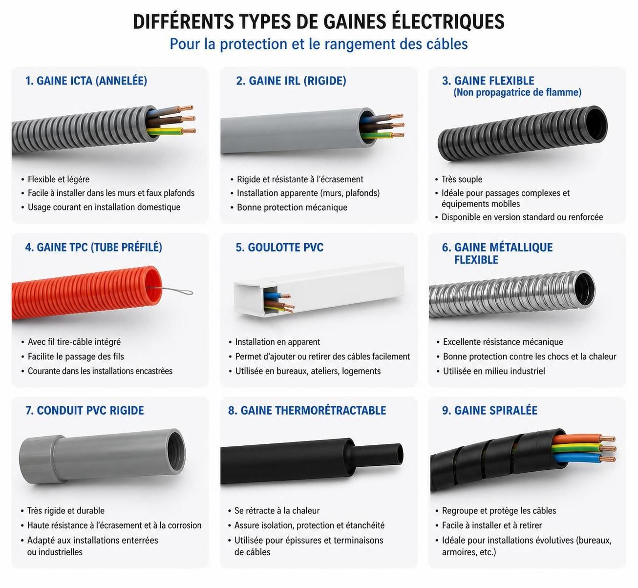 découvrez tout ce qu'il faut savoir sur le cache gaine électrique pour assurer une installation propre, sécurisée et esthétiquement soignée de vos câbles électriques.