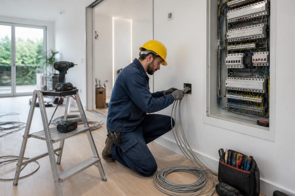 découvrez les tarifs moyens des électriciens au m² en 2026 pour planifier efficacement vos travaux électriques et maîtriser votre budget.