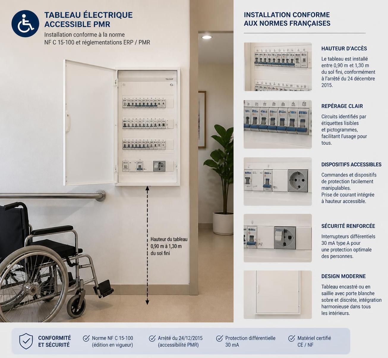 découvrez à quelle hauteur installer un tableau électrique lors d'une rénovation pour garantir sécurité et conformité aux normes électriques en vigueur.