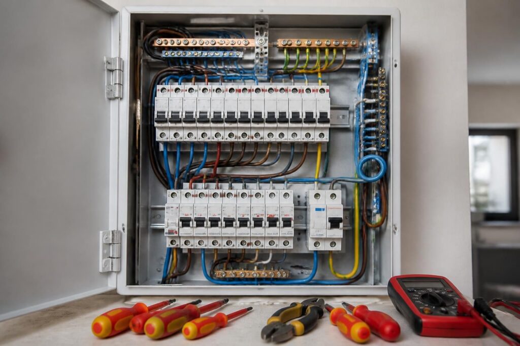 découvrez tout ce qu'il faut savoir sur un tableau électrique complet : conseils d'installation, fonctionnement détaillé et mesures de sécurité indispensables pour votre domicile.