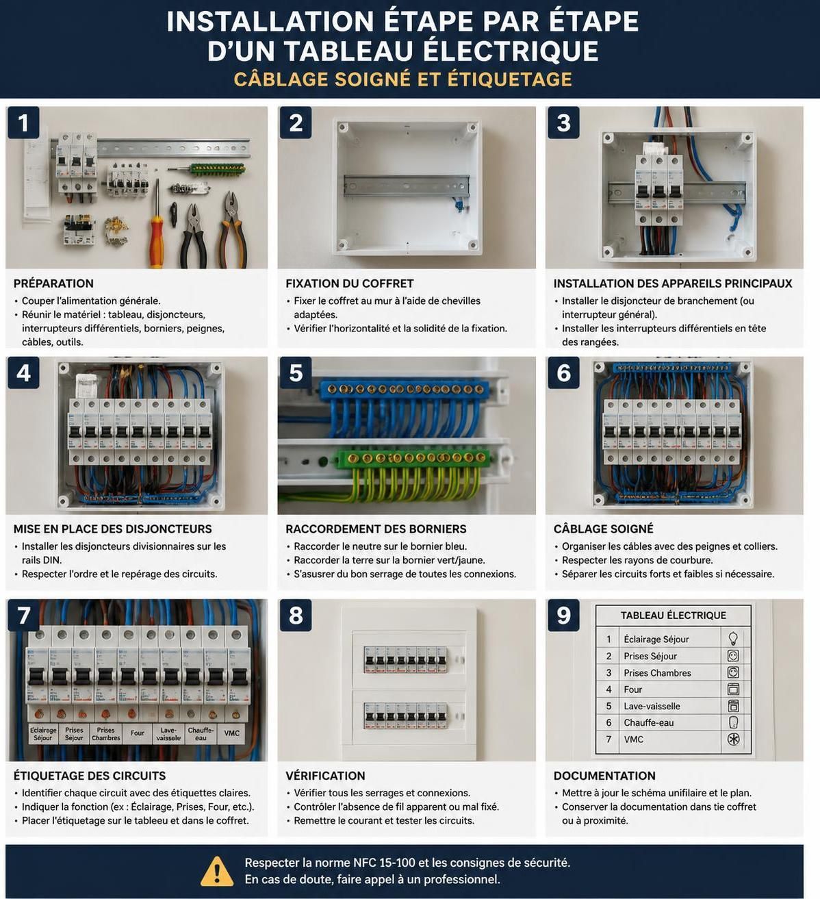 découvrez tout ce qu'il faut savoir sur un tableau électrique complet : guide d'installation, fonctionnement détaillé et conseils de sécurité pour protéger votre habitation.